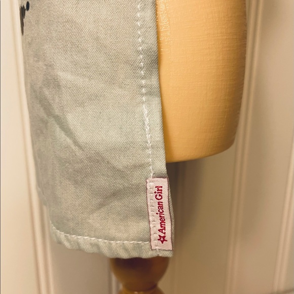 American Girl - Grey Paint Splatter Smock Apron (Rare) - Picture 3 of 5